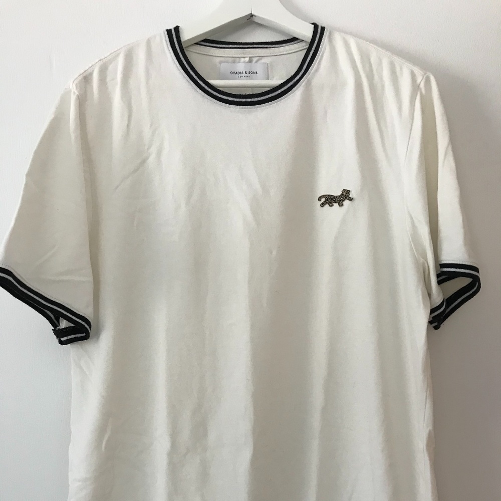 Ovadia and Sons White T-Shirt Medium